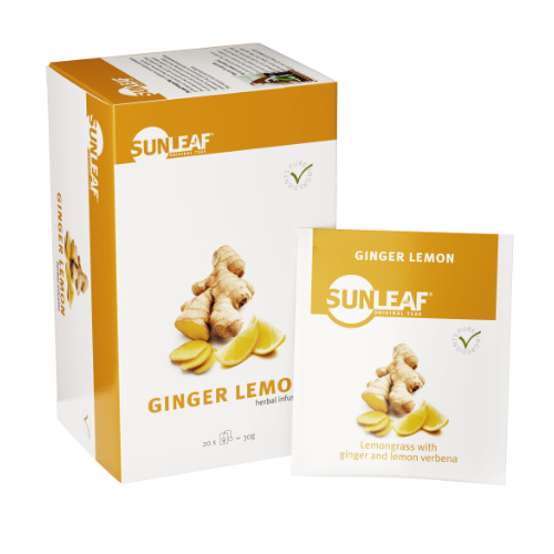 Sunleaf Original Teas Ginger Lemon